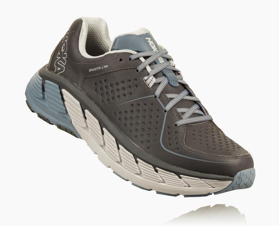 Hoka One One Tenisky Panske Hnede - Gaviota Kožené - 21547-YGEJ